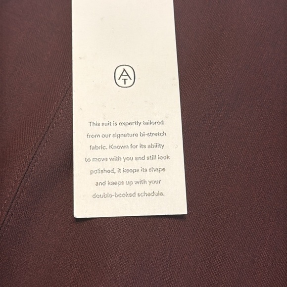 NWT Ann Taylor The Suiting Collection Burgundy Wine Lined Pencil Skirt Size 14 - Picture 9 of 12